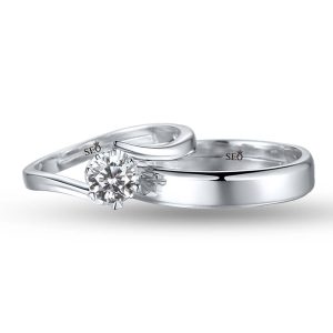 Cincin Tunangan Couple Perak SSJ6