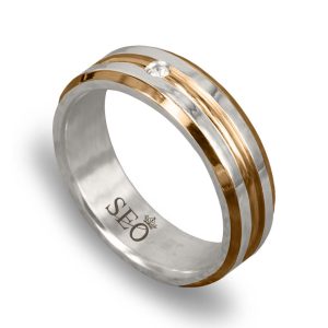 Cincin Perak Tunangan Single SSJ17