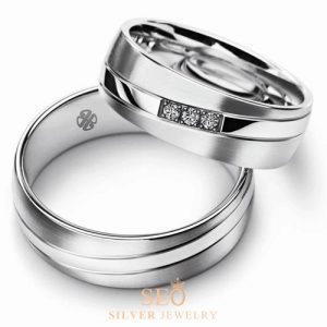 Cincin Couple Perak Tunangan SSJ34