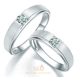 Cincin Couple Perak Tunangan SSJ36