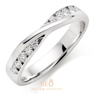 Cincin Tunangan Perak Single SSJ54