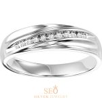 Cincin Tunangan Perak Single SSJ55