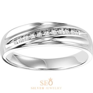 Cincin Tunangan Perak Single SSJ55