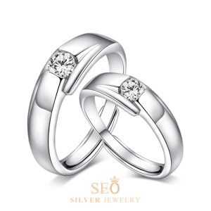 Cincin Couple Perak Tunangan SSJ83