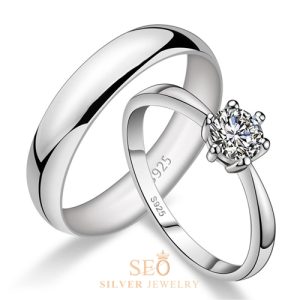 Cincin Couple Perak Tunangan SSJ81