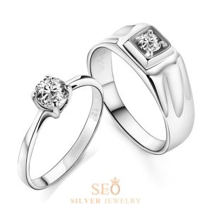 Cincin Couple Perak Tunangan SSJ68