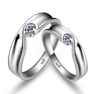 Cincin Tunangan Couple Palladium Emas SSJPLD129