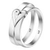 Cincin Perak Kawin Couple Palladium SSJPLT121