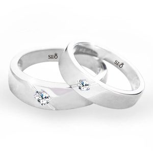 Cincin Couple Perak Tunangan SSJ120