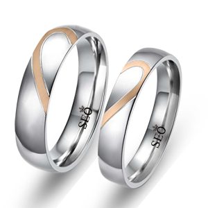 Cincin Kawin Couple Platinum Emas SSJPLT130