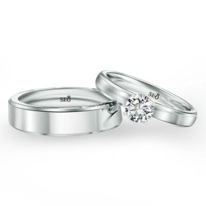 Cincin Couple Perak Tunangan SSJ105