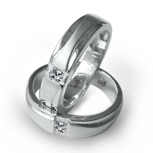 Cincin Couple Perak Tunangan SSJ102
